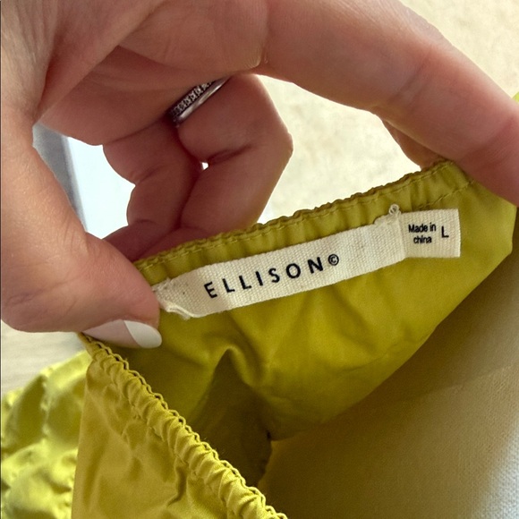Ellison Chartreuse Yellow Tiered Maxi Dress - Picture 3 of 5